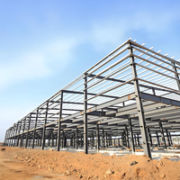 Estructura de acero Hall Design Commercial Wide Span Estructura prefabricada Almacenes Estructuras de acero Construir