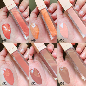 Wholesale <strong>Bulk</strong> <strong>Vegan</strong> Glitter Glossy Lip Gloss High Pigment Custom Private Label Lipgloss High Shine Nude Lip Gloss Lipstick - Product Image 4