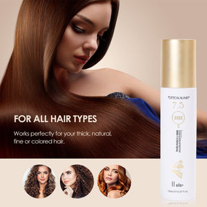 Spray capillaire lissant anti-frisottis à la kératine avec logo personnalisé du fournisseur, marque privée, spray protecteur thermique pour cheveux - Product Image 4