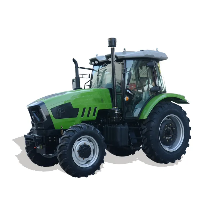 Landbouw Machines Beste Prijs Weichai Motor 1204 120pk 4wd Wiel Tractor