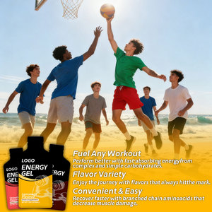 OEM ODM Sports Nutrition Energy Gel con Aminoácidos Electrolytes Energy Booster Gel Suplemento deportivo - Product Image 3