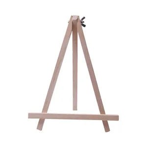 A-Frame Wood Easel Supply Pine Mini Easel Oil Picture Frame Tripod Set Desktop DIY Decorative Photo Frame Theme Customization