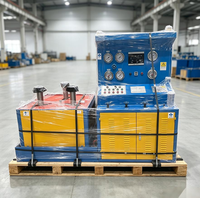 Banc d'essai hydraulique pour vanne papillon DN300, machine de test de pression à poste unique