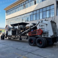 Concasseur à mâchoires mobile PE500x750 au design innovant pour le broyage des déchets de construction, concasseur à mâchoires pour quartz, concasseur à mâchoires pour minerai