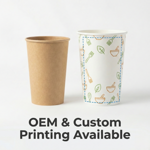 Gobelet en papier à paroi simple de haute qualité, 12 oz (350 ml), taille moyenne, jetable, pour café, thé, café, restaurant et industrie hôtelière - Product Image 6