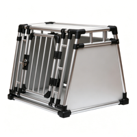 Cage pour animaux de compagnie en aluminium robuste et durable, facile à nettoyer pour une utilisation à la maison, cage pour chat, enclos pour chien intérieur et extérieur