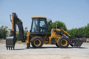 HUDA Sd30-25バックホーローダー高リフト容量建設現場ローダー機器の積み降ろし - Product Image 2