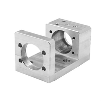 Support de montage moteur en aluminium usiné CNC sur mesure, bloc de soupape, alliage 6061 anodisé, pièces de rechange pour l'automatisation