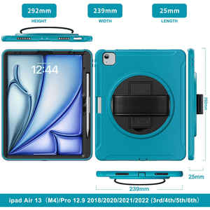 Precios <span class=keywords><strong>de</strong></span> Fábrica al por Mayor, Funda Protectora Resistente <span class=keywords><strong>de</strong></span> TPU para Tablet, Personalizada para <span class=keywords><strong>Apple</strong></span> <span class=keywords><strong>iPad</strong></span> Air 13 2024 - Product Image 1