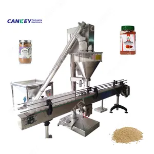 Automation Bottle Jars Capping Packaging Bleaching Powder Weighting Filling Machine
