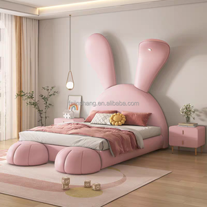 <span class=keywords><strong>Letto</strong></span> per Bambine JINS, Comodo Design Moderno in Legno, Arredamento per Camera da <span class=keywords><strong>Letto</strong></span> e Appartamento - Product Image 5
