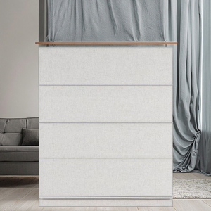 Persianas romanas con ojales personalizables vintage con función opaca estilo europeo-americano para sala de estar <span class=keywords><strong>y</strong></span> oficina - Product Image 4