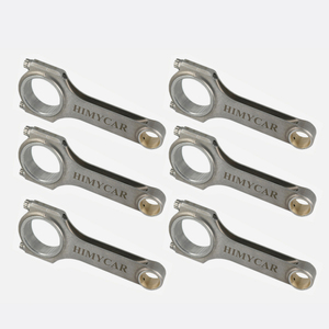 Bộ phận động cơ rèn 4340 h-beam kết nối rod cho TOYOTA SUPRA 2jz 2jz-ge 2jz-gte Bộ 6 với bu lông - Product Image 1