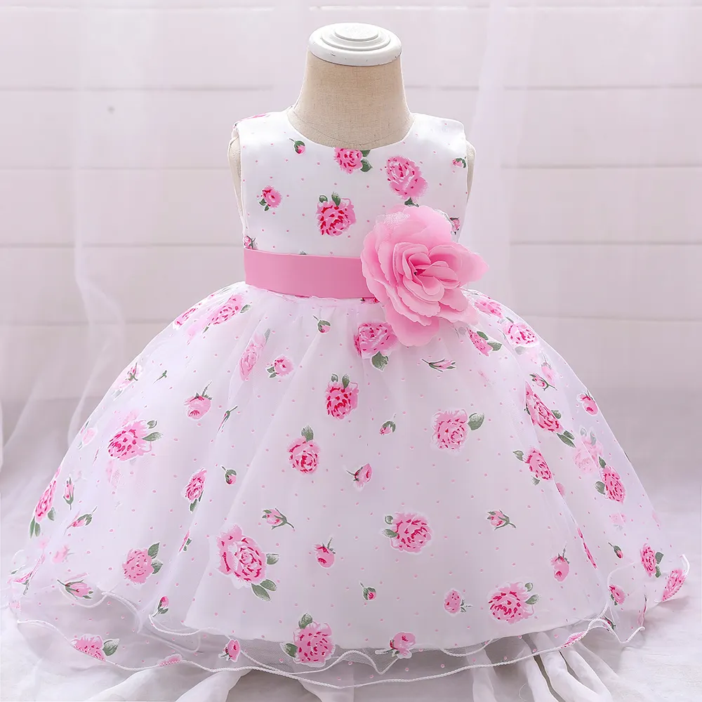 MQATZ Bayi Baru Lahir Mini Gaun Anak Pesta Rok Gadis Pakaian untuk 0-2 Tahun