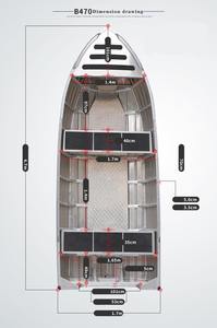 <span class=keywords><strong>Bateau</strong></span> de pêche durable en aluminium Deep V Jon pour la maison et l'équipement de jeu d'eau à usage résidentiel à <span class=keywords><strong>vendre</strong></span> - Product Image 3