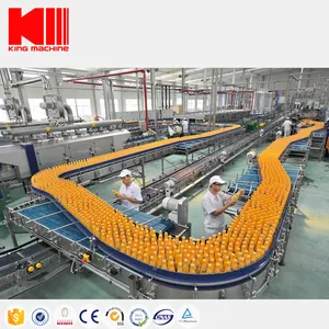 Üretilen komple mango küçük meyve suyu şişeleme makinesi dolum üretim hattı