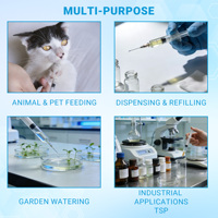 Seringue vétérinaire jetable 2,5 ml avec aiguille de sécurité pour usage animal avec embout Luer Lock