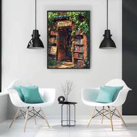 Peinture Diamant 5D Créative en Acrylique pour Enfants - Kit Complet Personnalisé Animaux & Paysages, Décoration Maison Style Japonais