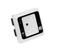Lecteur de cartes QR+RFID mural 13,56 MHz Lecteur de cartes IC avec interface USB Wiegand26/34 RS485 Lecteur RFID