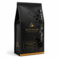 Pochette d'emballage alimentaire personnalisée, imprimée, laminée, à fond carré, avec fermeture éclair, estampage à chaud doré, vernis UV sélectif, pour aliments pour animaux de compagnie, 12 oz, taille personnalisée