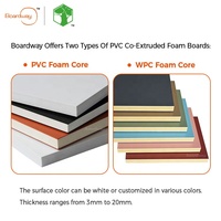 Fabricant chinois de plaques en mousse PVC rigide brillante, panneaux co-extrudés pour cloisons et meubles