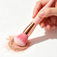 Lot de 10 pinceaux de maquillage complets pour le visage et les yeux avec sac de transport – Collection de pinceaux pour fond de teint, contour, anticernes et fard à paupières