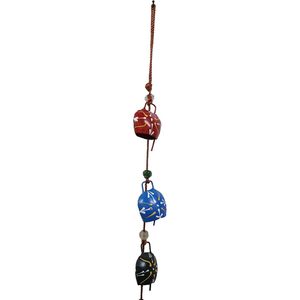 PARIJAT Handicrafts Elegant Home Decor 10 Cluster Shape Wrought Iron Hanging <b>Bells</b> Multicolor Wind <b>Chimes</b> for Balcony - Product Image 1