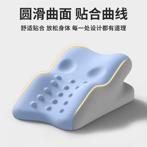 Multi Functional Couple Bed <b>Pillow</b> For Sleep And Reading With Lumbar Support Solid Color Design - Product Image 3