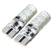 T10 wasserdicht W5w 501 Auto Keil Seiten licht Bulb-6SMD 5050 RGB 7 Farbe LED Fernbedienung Strobe Flash Wedge Lampe