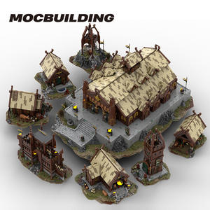 Ultimate Edoras Ro Han Town MOC-141103 18894 pz/set Il Signore degli Anelli Mattoncini da Costruzione Regalo di Natale - Product Image 4