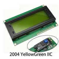 Módulo LCD1602 LCD1604 LCD2004, Pantalla Azul IIC/I2C 1602 1604 2004 12864B para Arduino LCD UNO R3 Mega2560, Pantalla Verde