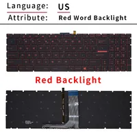 Clavier rétroéclairé US/RU/SP/FR/TR/AR/NE pour MSI GT62 GT72 GE62 GE72 GS60 GS70 GL62 GL72 GP62 GP72 CX62 GS63VR GS73VR GT72VR GT83VR