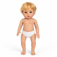 Muñeca Bebé Reborn de 18 Pulgadas con Tono de Piel Realista, Muñeca de Simulación de Recién Nacido, Juguete para Niños