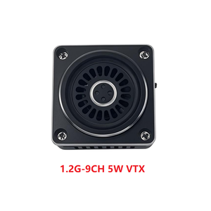 1.2G FPV Video Transmitter With Circular Vent Design Aluminum Body 1.2GHz 5W 9CH Long Range <b>Drones</b> <b>Accessories</b> - Product Image 2