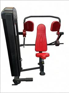 Máquina de <span class=keywords><strong>Gimnasio</strong></span> Comercial con Pila de Pesas Seleccionables para Entrenamiento de Espalda y Pecho, Selección de Carga con Pasador, Pullover Sentado - Product Image 6