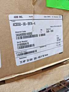 ACS550-U0-097A-4 ACS550 380-480V 97A 75HP 3 เฟส ไดรฟ์ปรับความถี่แปรผัน PLC - Product Image 2
