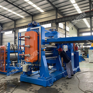 Ba Con lăn tôi loại cao su lịch máy với quanh co lên đơn vị cho vào/cho ra đơn vị, 2/3/4 cuộn cao su lịch thiết bị - Product Image 1