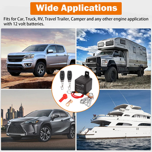 Interruttore di disconnessione automatica batteria <span class=keywords><strong>con</strong></span> <span class=keywords><strong>telecomando</strong></span> per <span class=keywords><strong>auto</strong></span> RV camion antifurto batteria <span class=keywords><strong>con</strong></span> <span class=keywords><strong>telecomando</strong></span> - Product Image 2