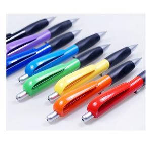 ट्यूब बॉल पेन अच्छी गुणवत्ता प्लास्टिक प्रचार प्लास्टिक थोक स्वनिर्धारित लोगो कलम Ballpoint कलम क्लिक करें गद्दी मुद्रण काले - Product Image 1