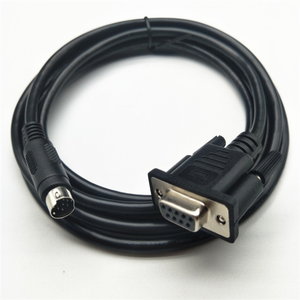 PLC Connector Cable Xjs PLC Programming Cable - RS232 DB9 To 8P Mini ...