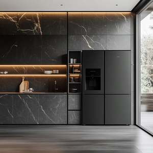 Modern Classic Style Complete Kitchen Furniture Stainless Plywood Carcase Lacquer <b>Door</b> Panel Accessories Fitted Kitchen Cabinets - Product Image 5