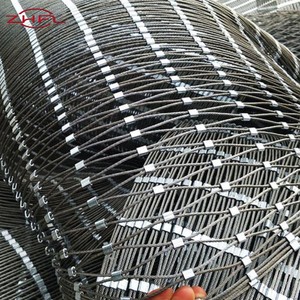 Flexible 304 316 Stainless Steel <b>Wire</b> Rope Mesh Cable Railing Infill <b>Netting</b> Anti Fall Balcony Balustrade Security Mesh Fence - Product Image 6