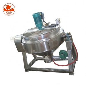 Venta directa de fábrica Olla hirviendo de vapor con camisa para alimentos Máquina de ebullición de azúcar - Product Image 5