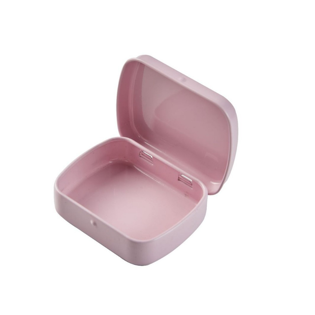 Mini Matte Black Paint Storage Box Elegant Pink Small Metal Box Multifunctional Desktop Storage Case