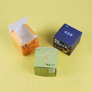 Boîte d'impression personnalisée vide thé café découpé à chaud estampage CMJN Tuck fin impression carton boîte de papier emballage - Product Image 6