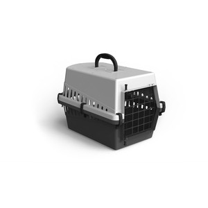 Transportín de Viaje para Perros y Gatos de Plástico Italiano, Portátil, Seguro, de Gran Tamaño, Transpirable, Ajustable y Moderno - Product Image 1