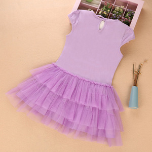 Vêtements pour enfants en gros robes plus récent différents photos princesse robe gelée elsa - Product Image 3