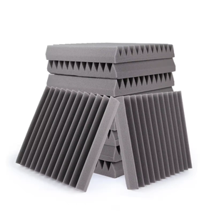 Paneles de Espuma Acústica Autoadhesivos Más Vendidos de 30cm*30cm con Ranura en V para <span class=keywords><strong>Tratamiento</strong></span> Acústico en Dormitorios y Hoteles - Product Image 2