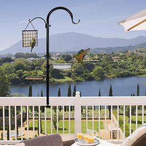 Kit de suspension de mangeoire pour oiseaux sauvages en fer écologique support multi-mangeoire bol d'eau <span class=keywords><strong>station</strong></span> d'alimentation pour oiseaux pour cours et jardins - Product Image 6