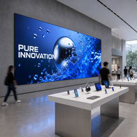 Écran LED d'intérieur série P2 FA pour magasin de détail, mur vidéo LED haute fréquence de rafraîchissement sans soudure pour la promotion de marque